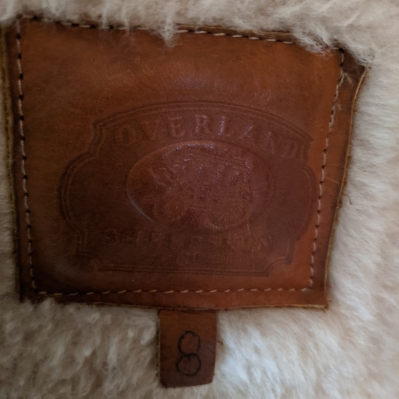 Vintage Overland Sheepskin calf length coat - Picture 4 of 5